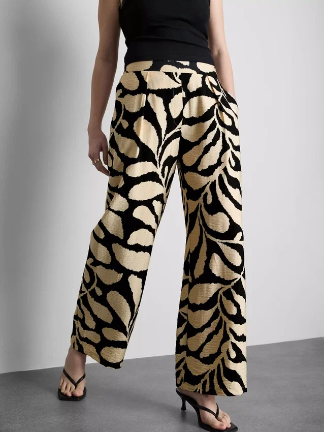 Bedruckte Palazzo-Hose