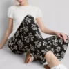 Bedruckte Palazzo-Hose