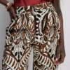Bedruckte Palazzo-Hose