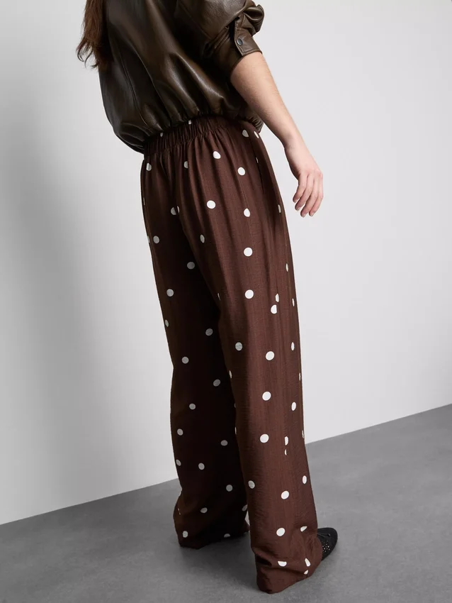 Bedruckte Palazzo-Hose