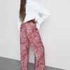 Bedruckte Palazzo-Hose