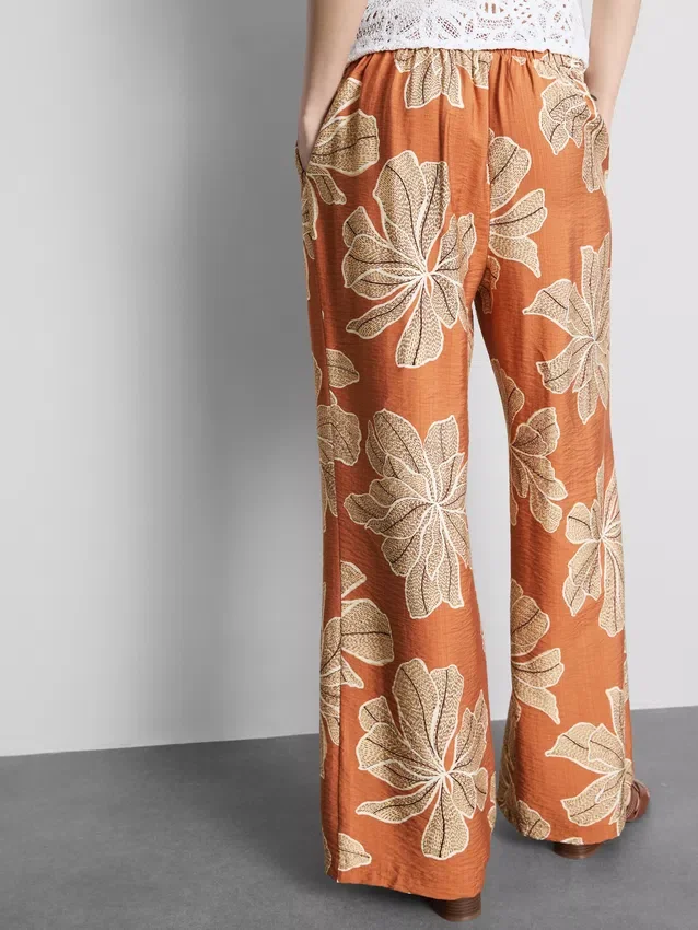 Bedruckte Palazzo-Hose