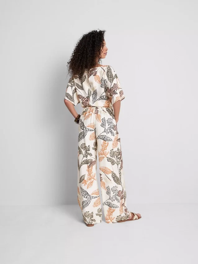 Bedruckte Palazzo-Hose