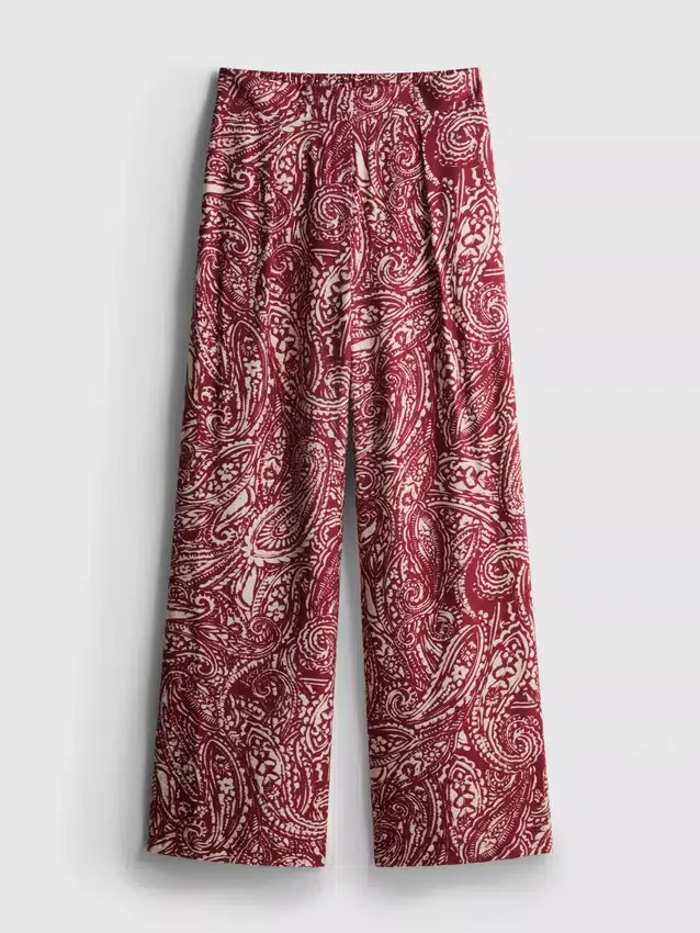 Bedruckte Palazzo-Hose