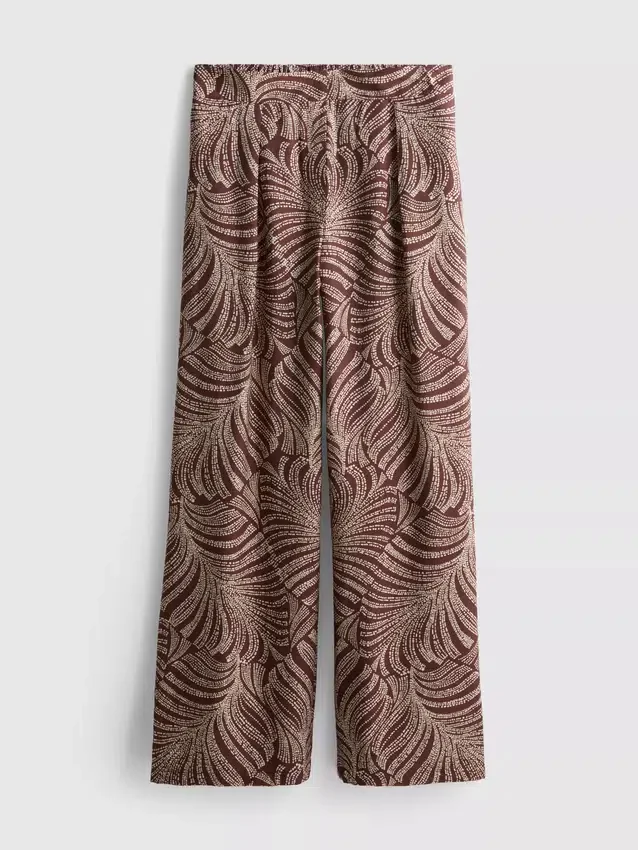 Bedruckte Palazzo-Hose