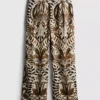 Bedruckte Palazzo-Hose