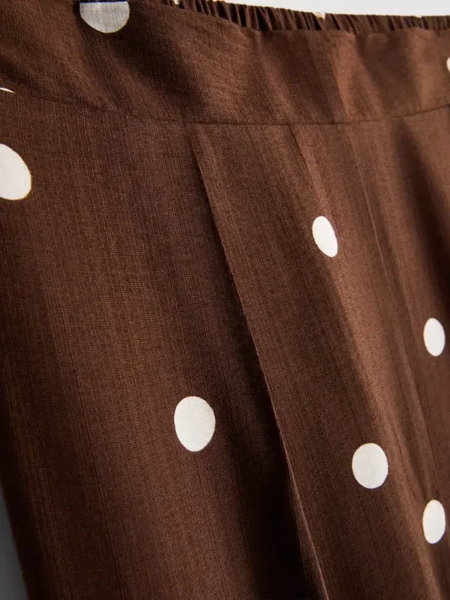 Bedruckte Palazzo-Hose