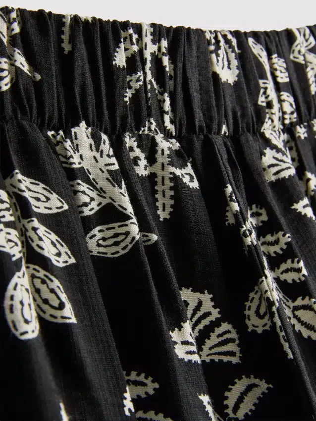 Bedruckte Palazzo-Hose