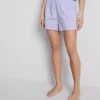 Bedruckte Schlafanzug-Shorts aus Baumwolle