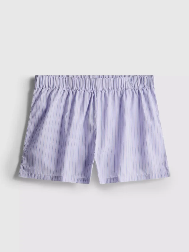 Bedruckte Schlafanzug-Shorts aus Baumwolle
