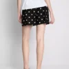 Bedruckte Shorts mit hoher Taille