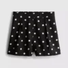 Bedruckte Shorts mit hoher Taille