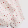Bedruckte Shorts mit Kurzarm-Schlafanzug aus Baumwolle
