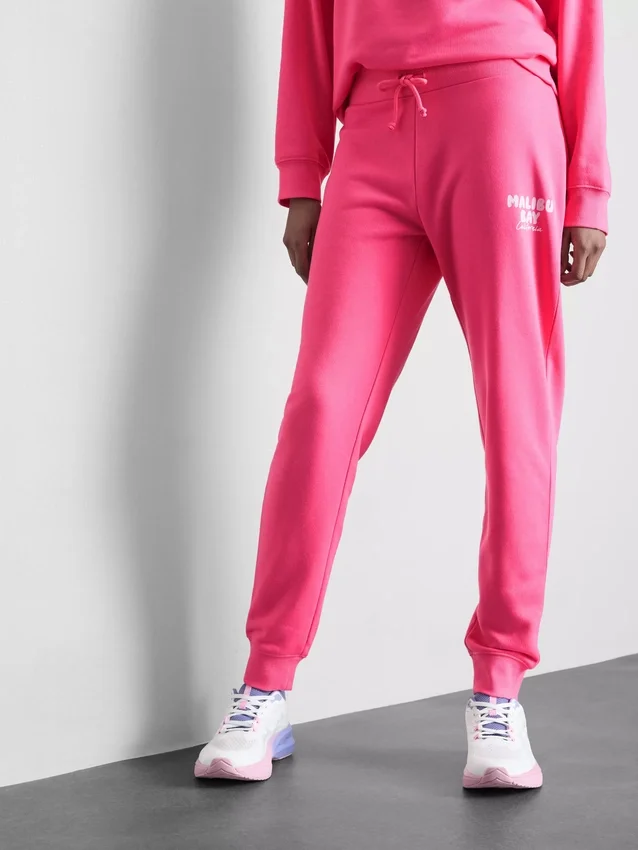 Bedruckte Skinny-Jogginghose aus Baumwollmischung
