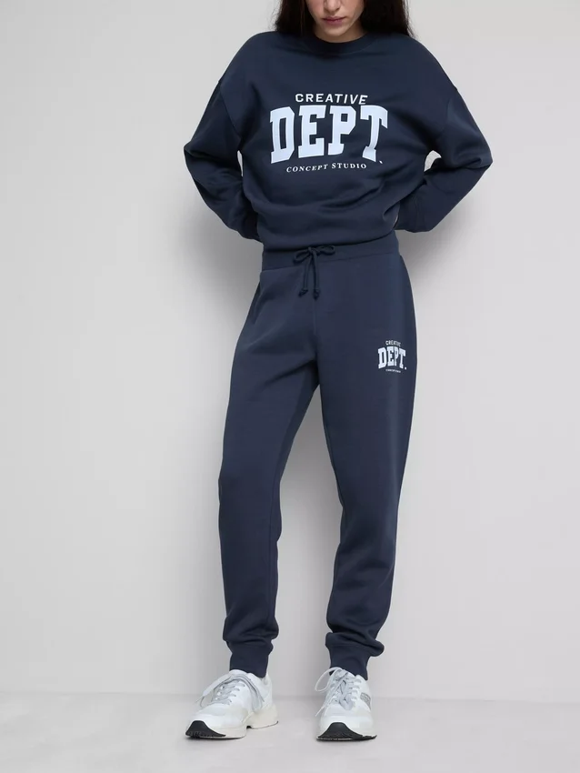 Bedruckte Skinny-Jogginghose aus Baumwollmischung