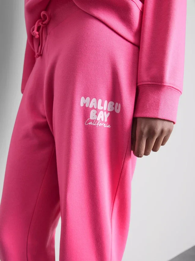 Bedruckte Skinny-Jogginghose aus Baumwollmischung