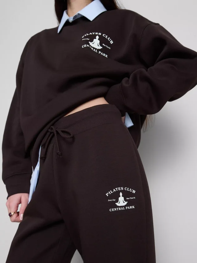 Bedruckte Skinny-Jogginghose aus Baumwollmischung