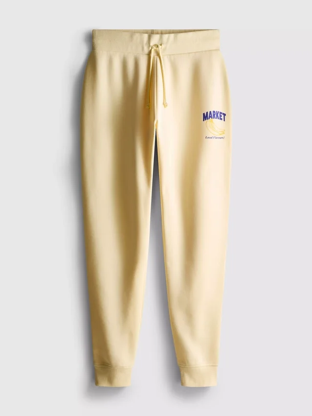 Bedruckte Skinny-Jogginghose aus Baumwollmischung