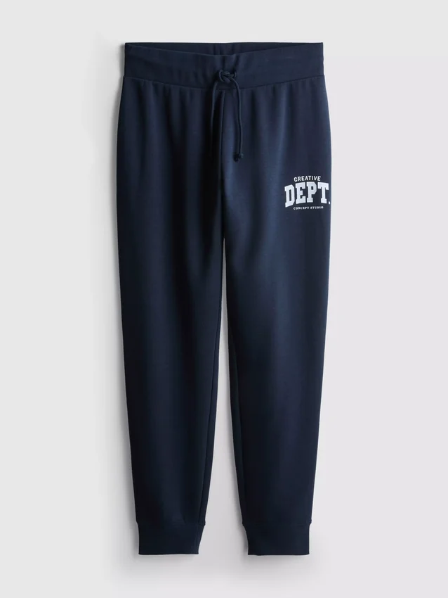 Bedruckte Skinny-Jogginghose aus Baumwollmischung