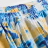 Bedruckte Strandhose mit weitem Bein