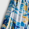 Bedruckte Strandhose mit weitem Bein