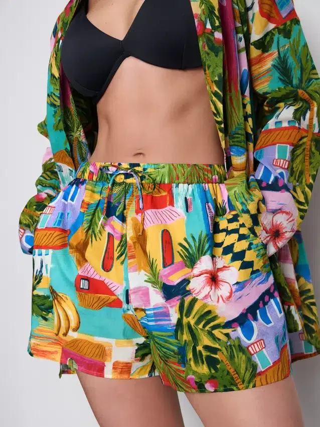 Bedruckte Strandshorts
