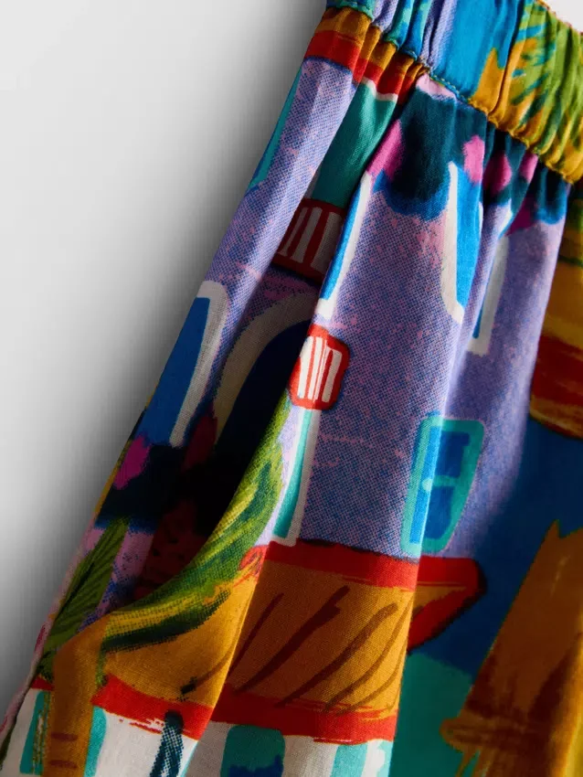 Bedruckte Strandshorts