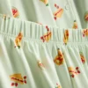 Bedruckter Boyfriend-Shorty-Schlafanzug