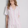 Bedruckter Shorty-Schlafanzug im Boyfriend-Stil
