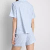 Bedruckter Shorty-Schlafanzug im Boyfriend-Stil