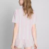 Bedruckter Shorty-Schlafanzug im Boyfriend-Stil