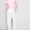 Bedrucktes Baumwoll-Baby-T-Shirt mit Ringer-Schnitt