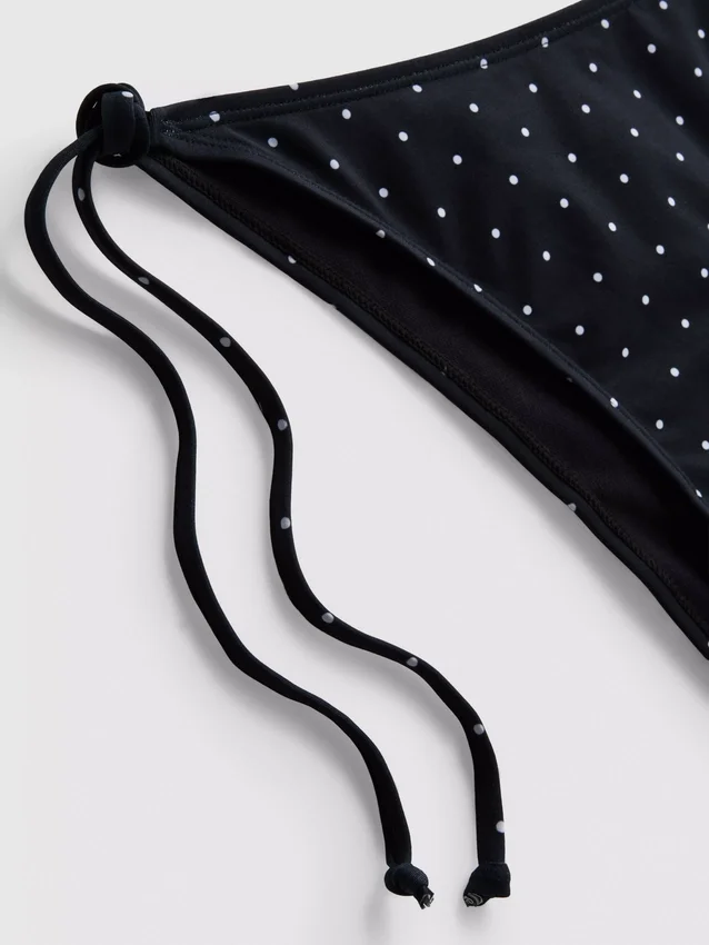 Bedrucktes Bikinihösli mit seitlichen Bindebändern