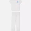 Bedrucktes Kurzarm-Schlafanzug-Set