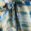 Bedrucktes Midi-Strandkleid im Wickelstil
