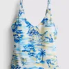 Bedrucktes Tankini-Oberteil
