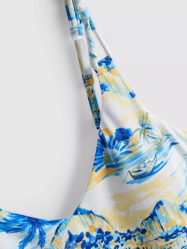 Bedrucktes Tankini-Oberteil