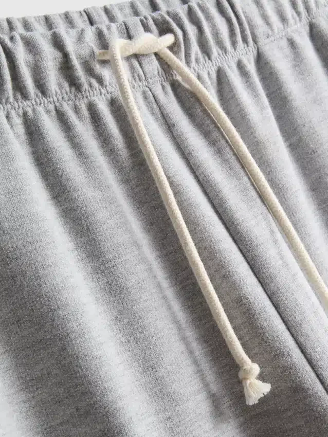 Bequeme Jogginghose aus Baumwollmischung mit weitem Bein