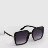 Übergrosse quadratische Sonnenbrille