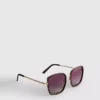 Übergrosse quadratische Sonnenbrille