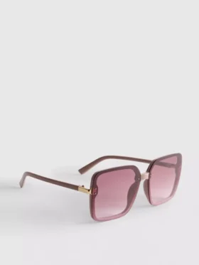 Übergrosse quadratische Sonnenbrille