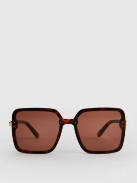 Übergrosse quadratische Sonnenbrille