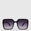 Übergrosse quadratische Sonnenbrille