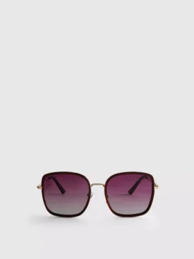 Übergrosse quadratische Sonnenbrille