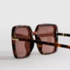 Übergrosse quadratische Sonnenbrille