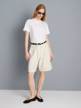 Bermuda-Shorts aus Baumwoll-Denim