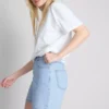 Bermuda-Shorts aus Baumwoll-Denim