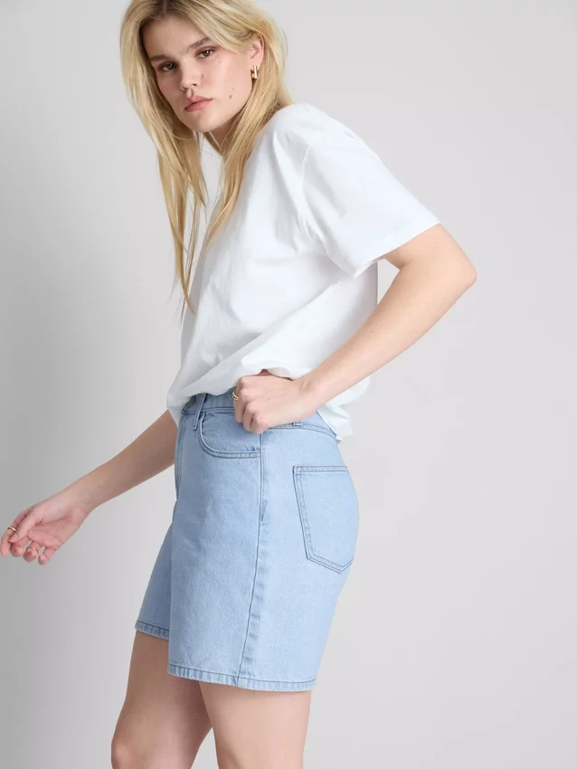 Bermuda-Shorts aus Baumwoll-Denim