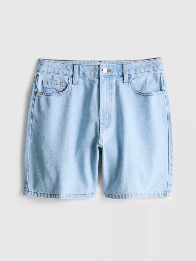 Bermuda-Shorts aus Baumwoll-Denim