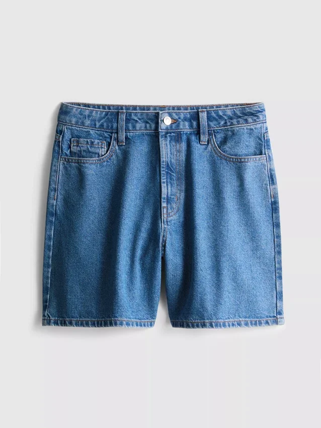 Bermuda-Shorts aus Baumwoll-Denim